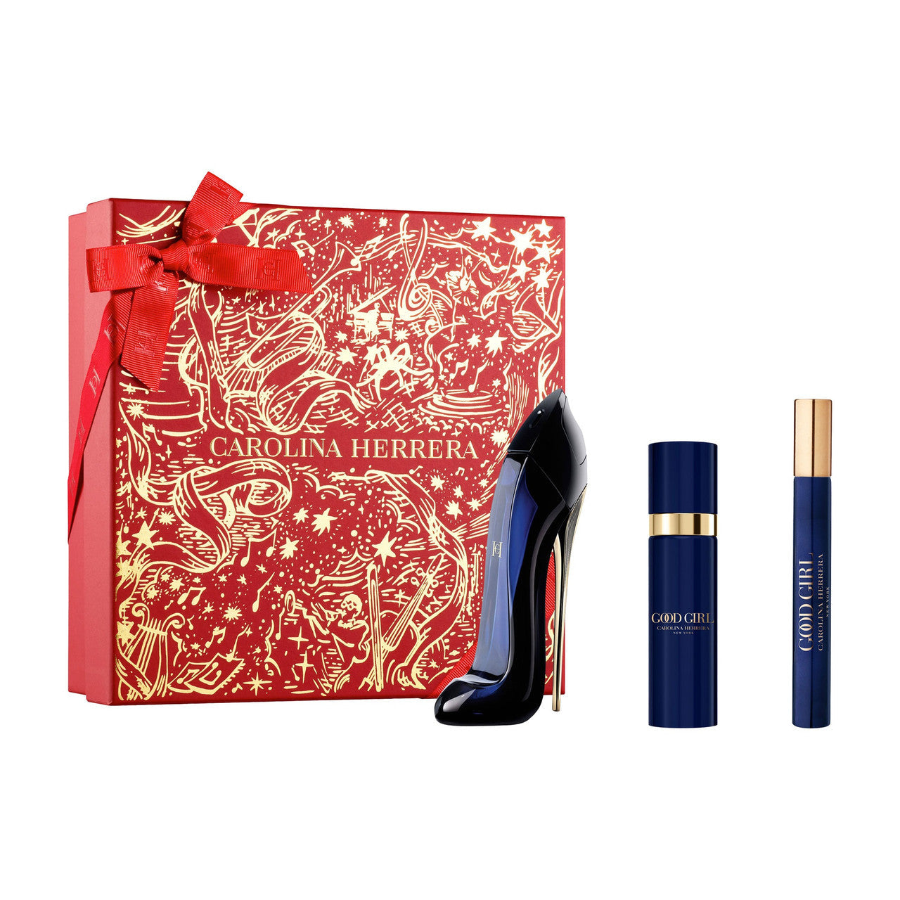 CAROLINA HERRERA 4 * 7 ML EDP MINI SET FOR WOMEN: GOOD GIRL + GOOD GIR