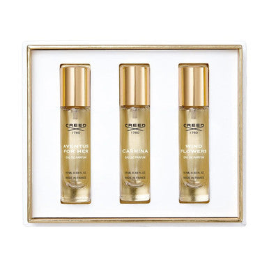CREED 3 * 0.33 EAU DE PARFUM SPRAY SET FOR WOMEN