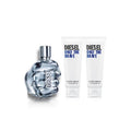 DIESEL ONLY THE BRAVE 3 PCS SET FOR MEN: 2.5 EAU DE TOILETTE SPRAY + 2 * 2.5 SHOWER GEL