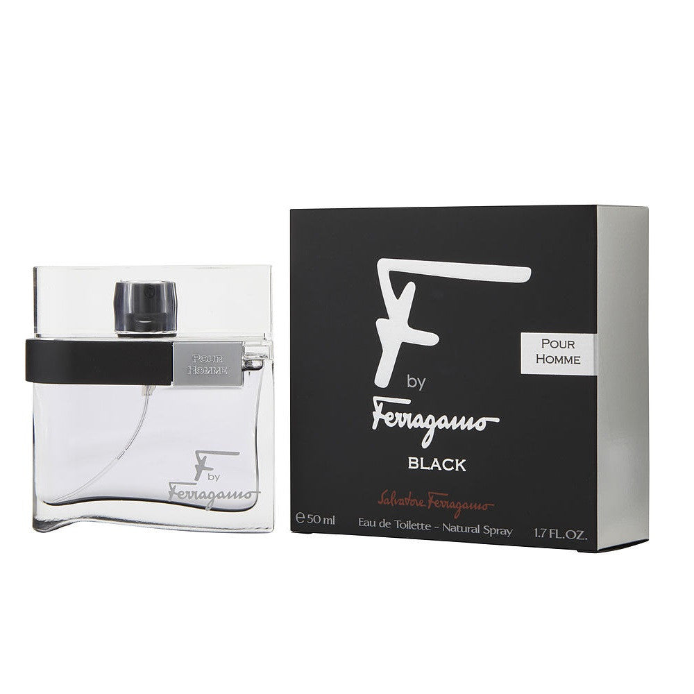 SALVATORE FERRAGAMO "F" BLACK